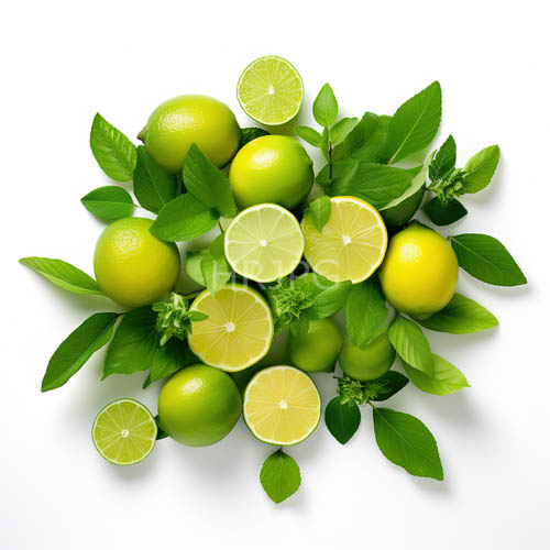 juicy citrus clusters unfold on simple white backgrounds amidst sharp highlights