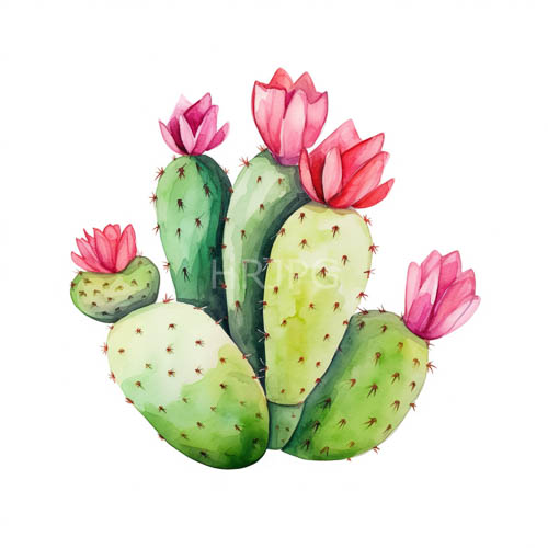 desert cacti floraison displaying colorful lotuslike flowers and spines amidst greenery