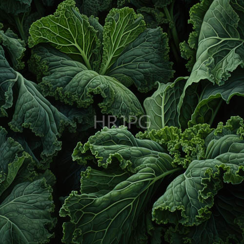 High Resolution: Overlapping layers of dark and light green kale leaves maximize depth download. | HRJPG.com