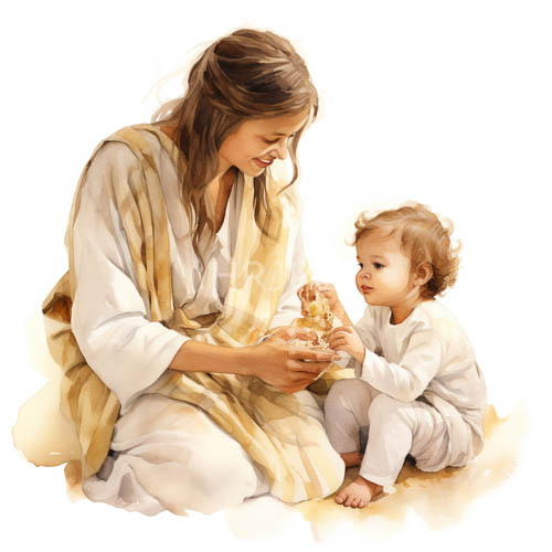 mothers luminous cradle of familial heritage and spiritual continuity