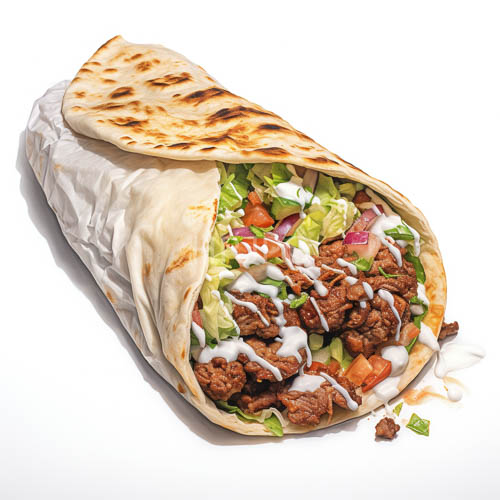 middle eastern cuisine shawarma restaurant menu openfaced pita sandwich