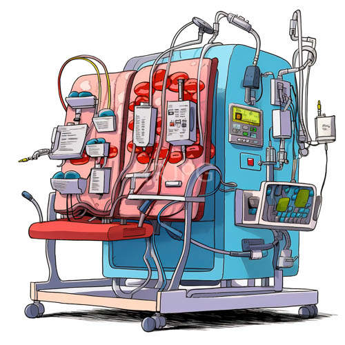 advanced medical equipment with modern aesthetics and functionality dominates sterile environment