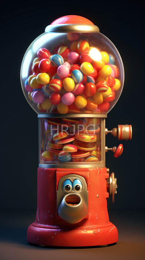 retrostyle candy dispenser animates whimsical midcentury americana and artistry