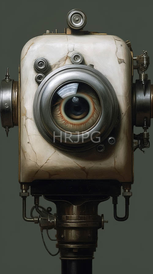High Resolution: Weathered camera bodies rest on rusty industrial background metal download. | HRJPG.com