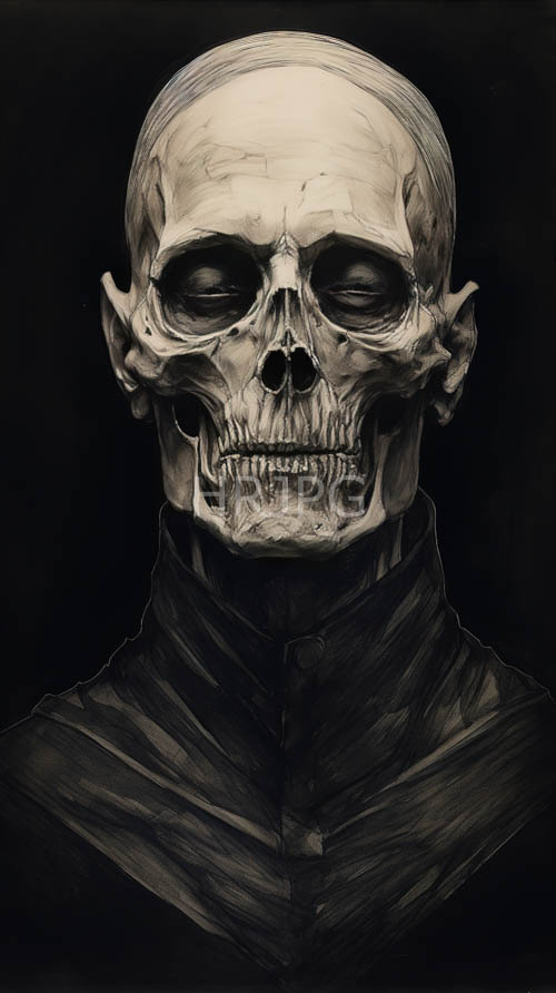 High Resolution: Skull motifs emboss dark clothing against black backgrounds download. | HRJPG.com