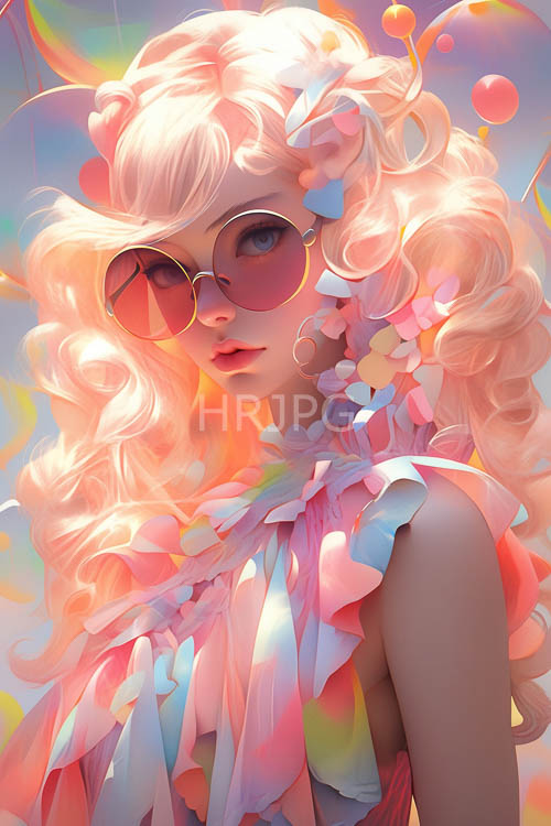 pastel color palettes decorate whimsical fantasy character art designs
