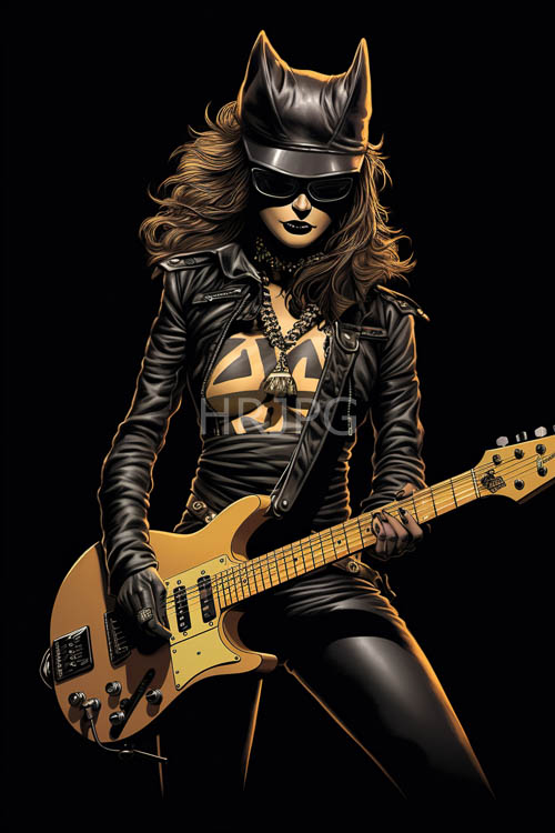 rebellious androgynous musician performs amidst neon cityscape glare