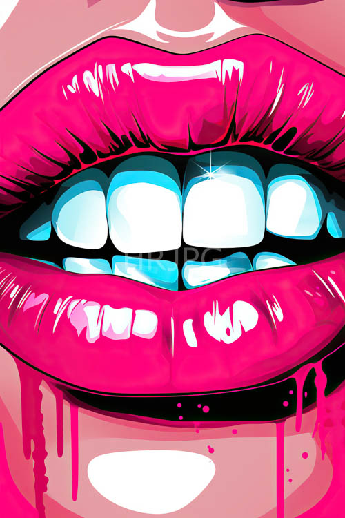 pop art aesthetic combines modern beauty with edgy cosmetic vibe