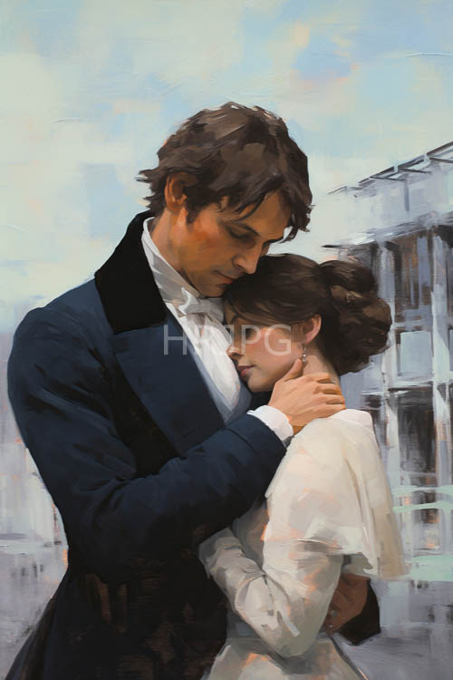 High Resolution: Serene Daylight Illuminates Intimate Moment Frozen in Time with Delicate Earrings and Elegant Dress in Urban Sanctuary download. | HRJPG.com