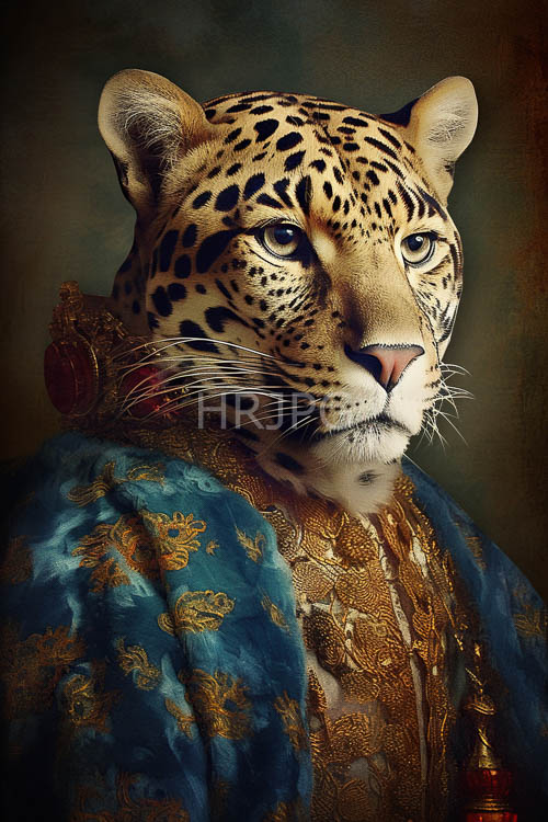 leopard anthology embroidered velvet regalia majestic feline fantasy luxury