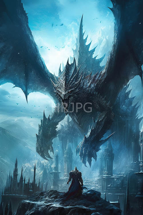 High Resolution: Dragons Dominate Rocky Terrain with Jagged Wings and RazorSharp Claws download. | HRJPG.com