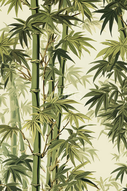 bamboo stalks create cascading vertical forest background patterns