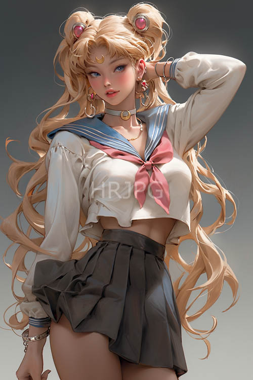 anime character concept art with whimsical luxury and dynamic energy in elegant fantasy setting
