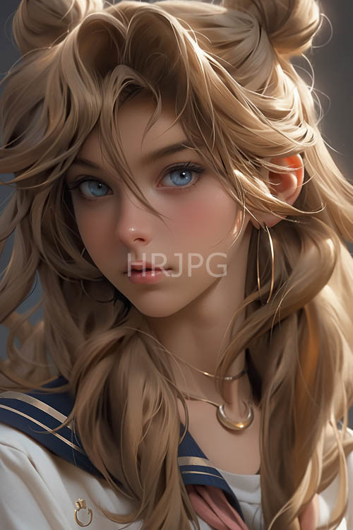 animeinspired artistry showcases intricate details and youthful protagonist vibe in school setting with calming navy and pastel hues