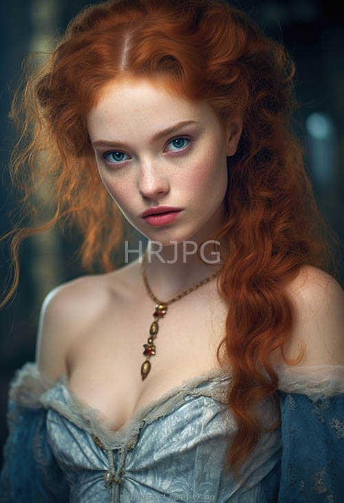 voluminous curls of liquid flame entwined with celestial hues of icy depths