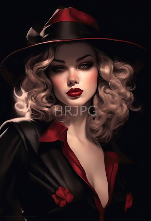 High Resolution: Luxurious Satin Ensemble Interplays with Shadows in Dramatic Chiaroscuro Lighting download. | HRJPG.com