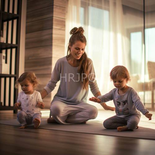 High Resolution: Morning Light Filters through Translucent Drape Casting Warm Patterns on Polished Wooden Surfaces download. | HRJPG.com