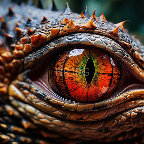 High Resolution: Dragon Fiery Iridescent Scales and Charcoal Armor HyperRealistic CloseUp Study download. | HRJPG.com