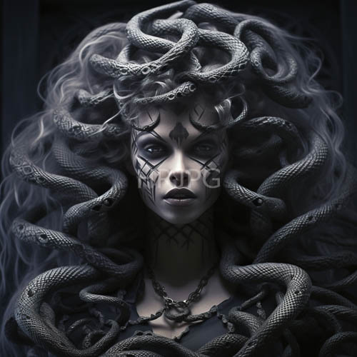 High Resolution: Gothic elegance merges with eldritch horror amidst inky void and ambient light download. | HRJPG.com