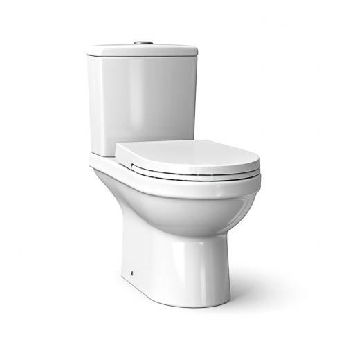 contemporary porcelain throne silhouette entwines creamy offwhite surfaces with clinical white negative space
