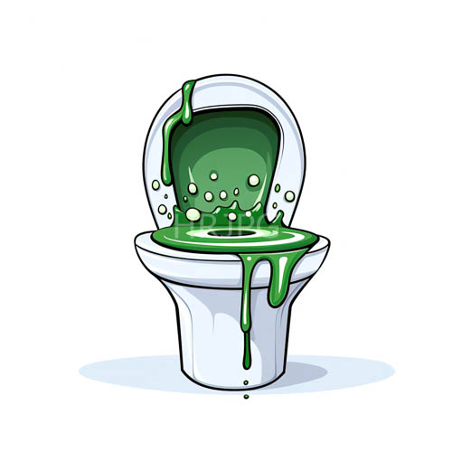 High Resolution: ElectricGreen Ooze Cascades Over Pristine Porcelain Edges Creating Contrast download. | HRJPG.com