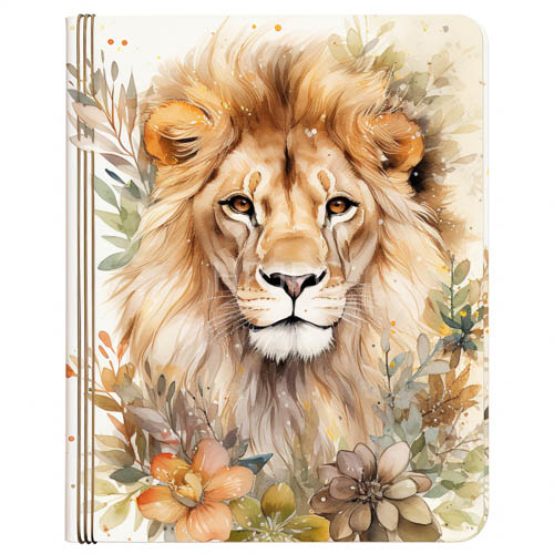 luminous amber eyes frame rich goldenbrown fur within emerald foliage