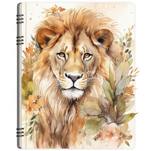High Resolution: Luminous Amber Eyes Amidst Exotic Botanicals on Distressed Notebook Background download. | HRJPG.com