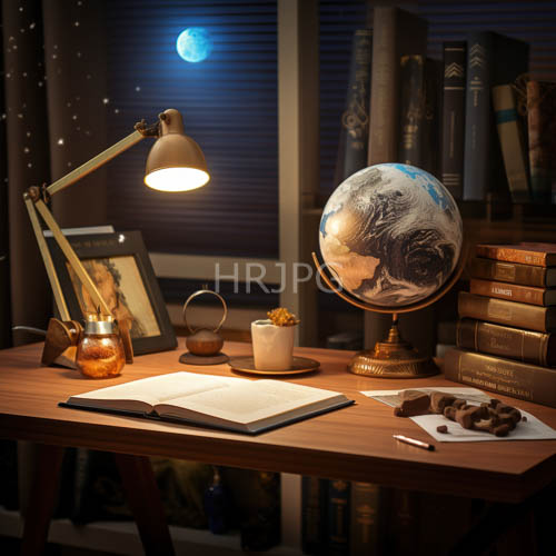 leather bound books rest beside cartography maps in studies