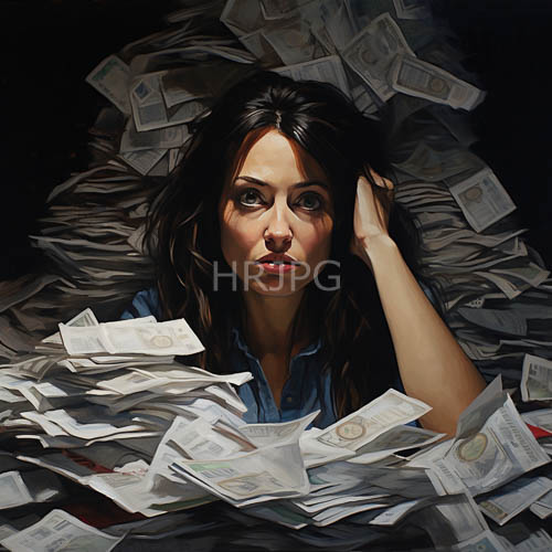 High Resolution: Financial Turmoil Amidst Currency Chaos Amidst Darkened Void download. | HRJPG.com