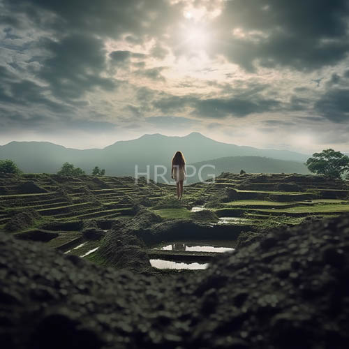 clouds drift across rugged terrain casting dappled shadows on emerald green hills