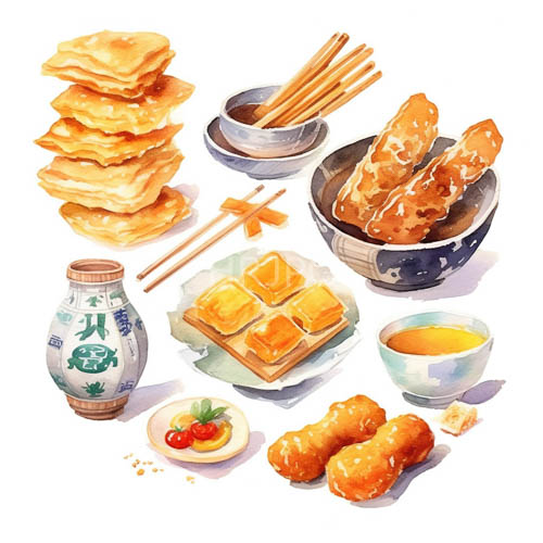 glazed orange cakes sit on cream colored plates