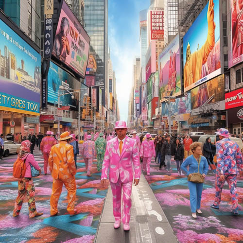 glittering lights illuminate colorful street patterns in cities
