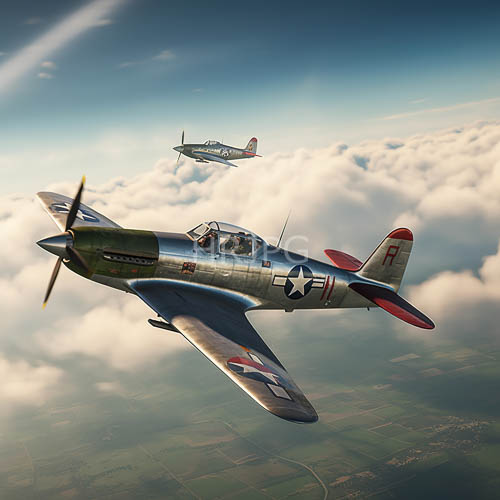 american fighter aircraft soar across pale blue mountain skies