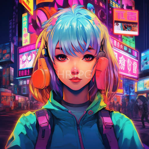 electric energies erupt amidst frenzied neon illuminations of urban skyscrapers and dazzling billboards
