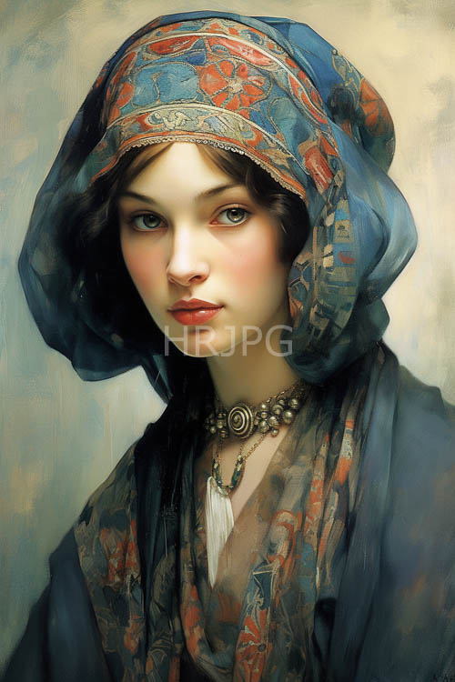 morning light dances across delicate features of young womans face in serene atmosphere