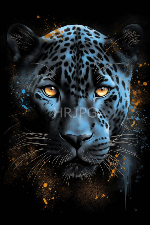 High Resolution: Detailed leopard fur textures highlight sharp facial features up close download. | HRJPG.com