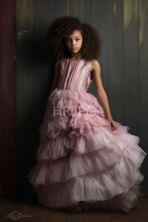 africanamerican girls honeybrown hair cascades down her back in a textured waterfall