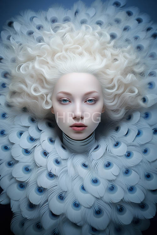 mystical figure emanates ethereal presence in enchanted morning fog atmosphere