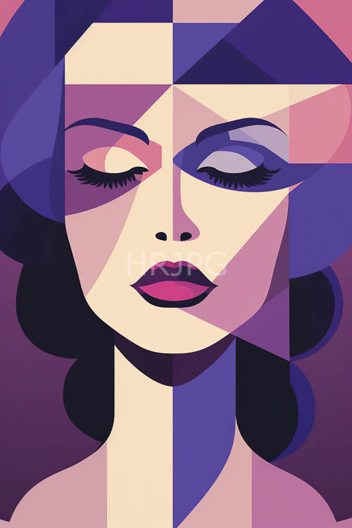 muted purple eyeshadow transitions into fading pink tones on a womans closed eyes in a gradient setting