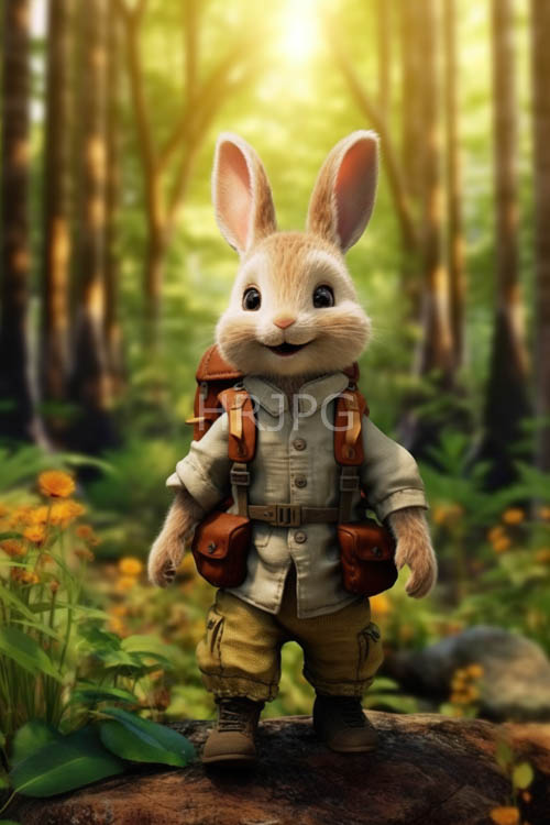 furrowed forest floor beneath rabbits paws crunches beneath massive paws and twigs yielding to sunlight