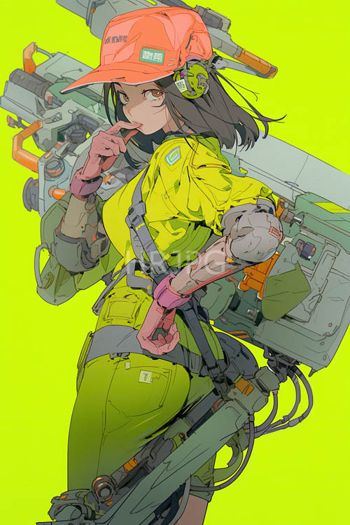 High Resolution: Backpacks illuminate high tech rooms with electric yellow neon download. | HRJPG.com