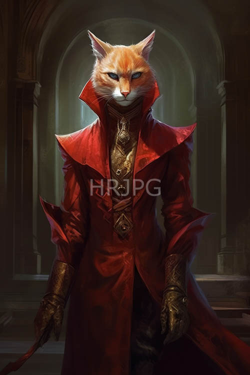 High Resolution: Red cloaks wrap foxes with dense orange fur download. | HRJPG.com