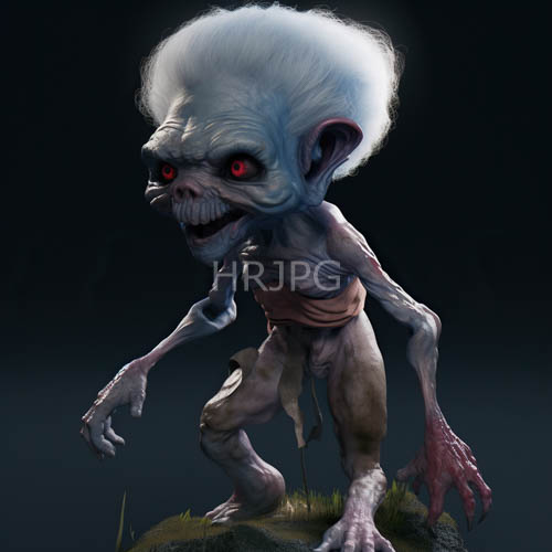 faded leather cloak clings to humanoid figure in eerie worn tattered pale and fragile setting