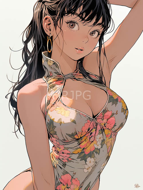 soft radiant light illuminates vibrant floral patterns on dresses