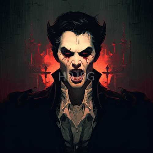 mysterious fury unveiled in crimson glow of macabre candlelight amidst tattered velvet