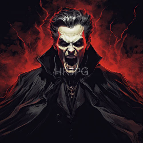 vampires fiery gaze amidst infernos flickering shadows unfolds in darkened castles ancient halls