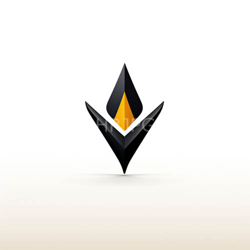 High Resolution: Geometric Diamond Convergence Modern Minimalist Logo Design Against White Background download. | HRJPG.com