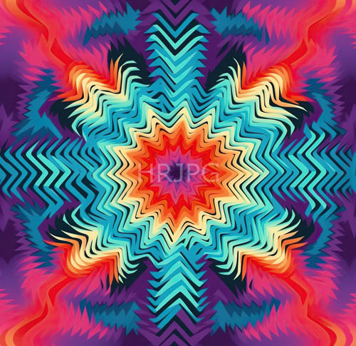 explosive cosmic display of chromatic intensity in vibrant swirling patterns unfolds against dark purple background