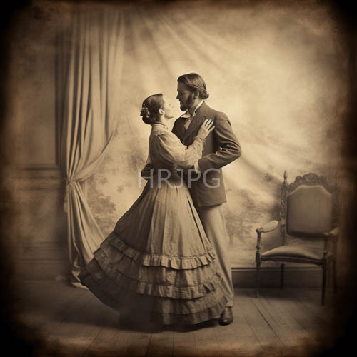 eras opulence flocked velvet drapes cascade down walls amidst sepia tones