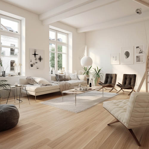 High Resolution: Beige Sectional Sofas Adorned with Gray Pillows on Light Wooden Floors in White Walled Spaces download. | HRJPG.com